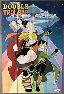 Póster promocional Thor & Loki: Double Trouble -24x36-Gurihiru-plegado-Marvel-minorista - Imagen 1 de 1