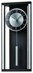 Orologio da parete moderno noir con pendolo e doppio carillon - Foto 1 di 1