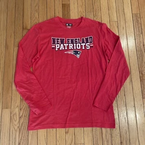 NFL MENS NEW ENGLAND PATRIOTS LONG SLEEVE TEE Sleepwear Large - Picture 1 of 3