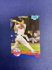 2007 FSN Minnesota Twins Team Issue Crime Prevention #5 Justin Morneau -Police C