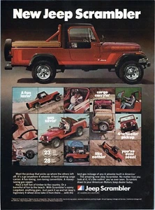 New Jeep Scrambler Vintage 1981/1982 Print Ad Playboy Wrangler American Motors - Bild 1 von 1