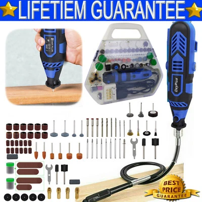 DAY PLUS Hobby Craft Mini Drill Grinder Multi Rotary Tool Set Modeling Electric 135W 252x