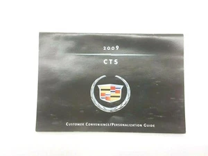 2009 CTS OEM Customer Convenience / Personalization Guide Manual Book - Picture 1 of 3