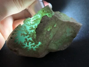 198g Genuine Myanmar Natural Jade Jadeite Raw Rough Original Stone Slabs Gems - Picture 1 of 13