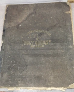 Illustrierter historischer Atlas von Holt County Missouri 1877 - antike Grafschaftskarten - Bild 1 von 15