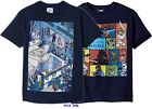 Star Wars Boys Big Graphic Short Sleeve Crew-Neck Cotton Tee, Navy, Youth Large