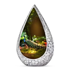 Peacock Adult Keepsake Funeral Urns For Men & Women Urns For Adult Male - Picture 1 of 7
