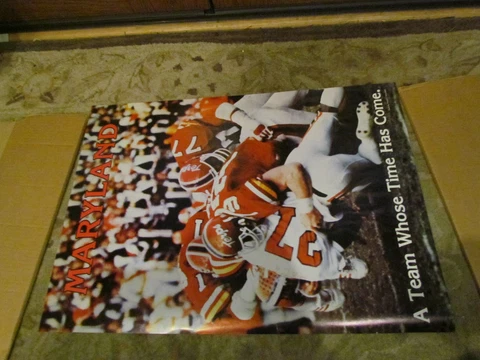 Maryland Football Terrapins Poster Cover