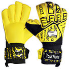 Zoop Pro Roll Flat Finger Saver Goalkeeper Goalie Gloves Sizes 5/6/7/8/9/10/11.