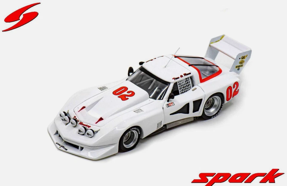 1/43 CHEVROLET CORVETTE GREENWOOD #2 SEBRING 1980 SPARK US178 - Immagine 1 di 1