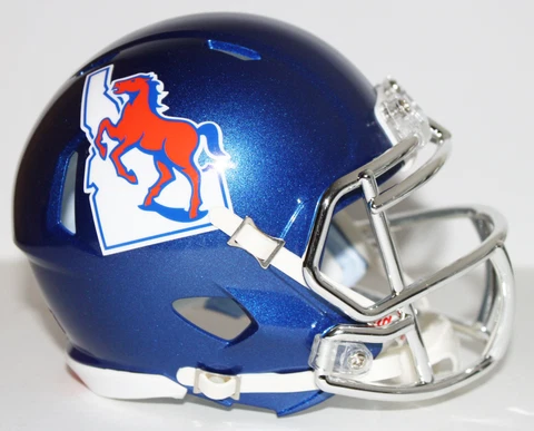 2022 Boise State Broncos Custom Riddell Mini Helmet vs San Diego State Cover
