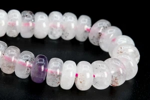 "Rondelle sueltas 6x3 mm naturales genuinas super siete cuentas grado A+ 7" - Imagen 1 de 3