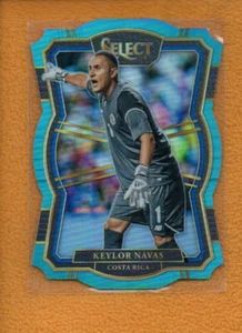 Keylor Navas 2017-18 Panini Select Mezzanine azul claro troquelado Prizm #148/249 - Imagen 1 de 4