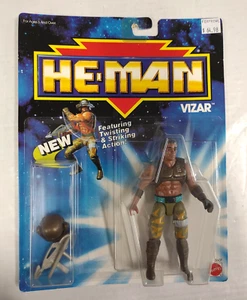 Figura sellada He-Man Vizar 1989 de colección Mattel motu sin usar, en caja Masters Universe años 80 - Imagen 1 de 4