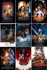 Star Wars Movie Poster Collection Bundle - Set of 9 - 11X17 13X19 | NEW USA