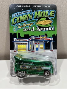 Hot Wheels CS Customs Stangler VW Drag Bus A49 Corn Hole Challenge Green - Picture 1 of 3