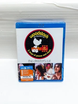 Woodstock: 3 Days of Peace & Music Director's Cut (Blu-Ray) OOP RARE NEW SEALED - Image 1 of 2