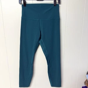 Lululemon Align hoch geschnittene Hose 25" LW5CT3S Leggings grün Damen 8 gebraucht, in einwandfreiem Zustand - Bild 1 von 11