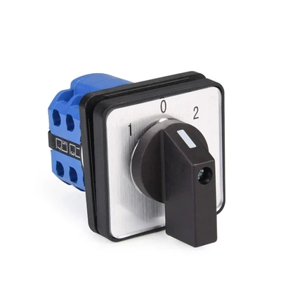 Interruptor giratorio de 3 posiciones 20A 690V LW28 selector de cambio ON-OFF-ON Foto 1 de 4