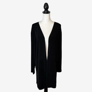 Cardigan Chicos Travelers XL lungo aperto tasche anteriori elasticizzato classico viaggio - Foto 1 di 9