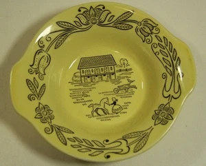 Vtg “Bucks County” 7 ½” Lugged Cereal Bowl (Royal China ~ Sebring, Ohio) EUC - Picture 1 of 11