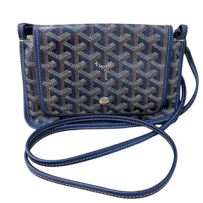 Bolso de Hombro GOYARD: Lona Plumet W20.5H14D0.5cm Azul Marino sin Caja Foto 1 de 4