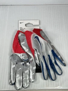 Gr. XL Nike Vapor Jet 7.0 Fußball Handschuhe grau blau rot Receiver Grip NEU - Bild 1 von 3