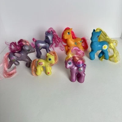 Lote De 6 Figuras De Personajes Surtidos De Colección My Little Pony G3 Foto 1 de 4