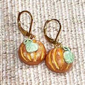 Herbst Herbst Kürbis Ohrringe - Bild 1 von 5