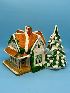 1976 First Issued Dept 56 Original Snow Village Gabled Cottage Rare Original 6 - Bild 1 von 8