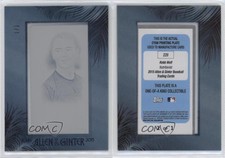 2015 Topps Allen & Ginter's Mini Printing Plate Cyan Framed 1/1 Robb Wolf #228