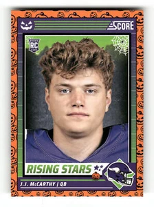 J.J. McCarthy 2024 Score-A-Treat A-Treat - Rising Stars Orange Pumpkin #19 - Bild 1 von 2