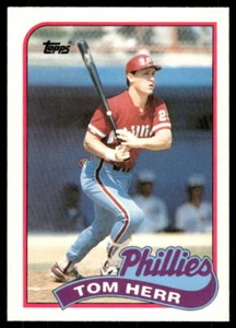 1989 Topps Traded #49T Tom Herr - Picture 1 of 2
