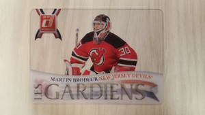 2010-11 DONRUSS MARTIN BRODEUR CLEAR CUT LES GARDIENS #1