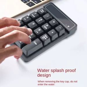 Mechanical Feel Computer Bluetooth Small Keyboard Mini USB Numeric Keypad PC - Picture 1 of 15