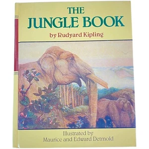 The Jungle Book by Rudyard Kipling Hardcover 1990 Classic Vintage Literature - Bild 1 von 7