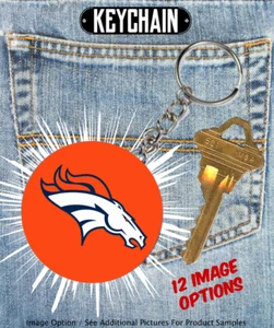 Denver Broncos - Llavero - Elige entre 12 diseños - Imagen 1 de 15