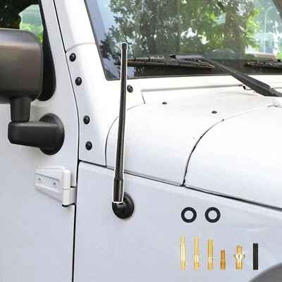 13" Radio Antenna Mast For Jeep Wrangler TJ JK JL JKU Rubicon Sahara 1997 -21 - image 1 of 4