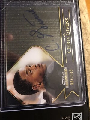 2012 Press Pass Showcase #sc-cg2 Chris Givens Rc Auto 4/149 - Image 1 of 2