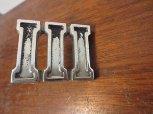 Original Plymouth Fury III car metal badge / emblem - Picture 1 of 4