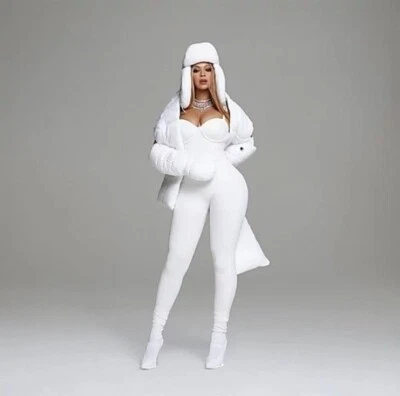 New Adidas x Ivy Park x Icy Park Knit Catsuit Core White Jumpsuit Medium  Women - Image 1 of 4
