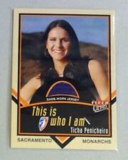 2003 Fleer Ultra WNBA This Is Who I Am Card Ticha Penicheiro Game Worn Jersey