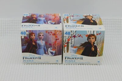 Lot of 2 New Disney Frozen II Puzzle 9.1x10.3” Cardinal 48 Pieces  - Image 1 of 3