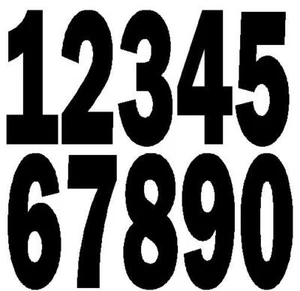 ** Scegli 20 numeri / lettere (altezza 90 mm) ** - Foto 1 di 2