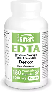- EDTA 1000Mg per Day - Calcium Disodium EDTA Supplement | Non-Gmo & Gluten F... - Picture 1 of 12