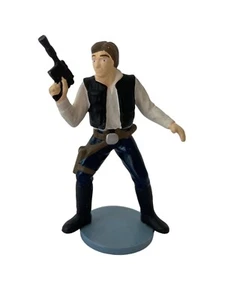 Han Solo Star Wars PVC Plastic Figure Cake Topper Toy 3" Vintage Applause 1995 - Picture 1 of 8