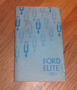 1975 FORD ELITE OWNER’S MANUAL  - Picture 1 of 1