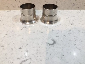 Par de Candelabros James Dixon & S Placa Plata Sheffield c 1960 - Imagen 1 de 9