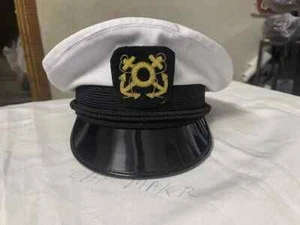 New Lancaster Boat Skipper Yachting Captain Peak Cap Military Cap - Picture 1 of 6