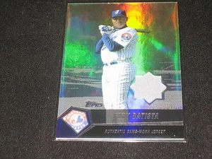 TONY BATISTA EXPOS LEGEND AUTHENTIC CERTIFIED GAME USED JERSEY BASEBALL CARD - Picture 1 of 2